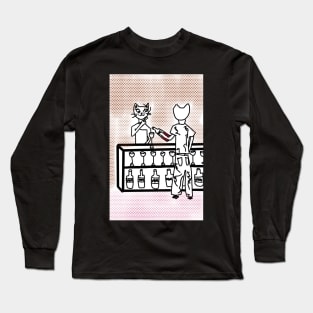 New scene from Cats on the weekend aka cat bar Long Sleeve T-Shirt